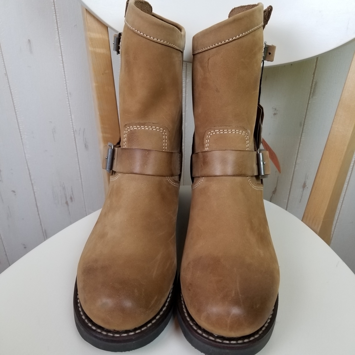 新品!! Alpha Industries ☆アルファ エンジニア ブーツ メンズ 本革