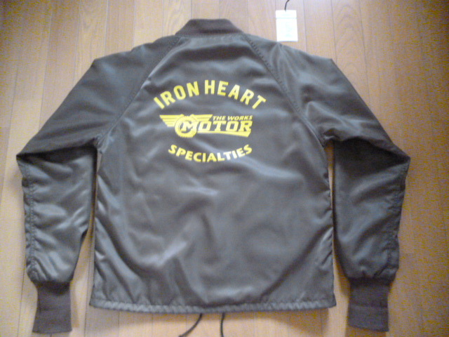 IRON アイアンハート HEART コーチジャケット ⁄ サイズL コーデュラ 