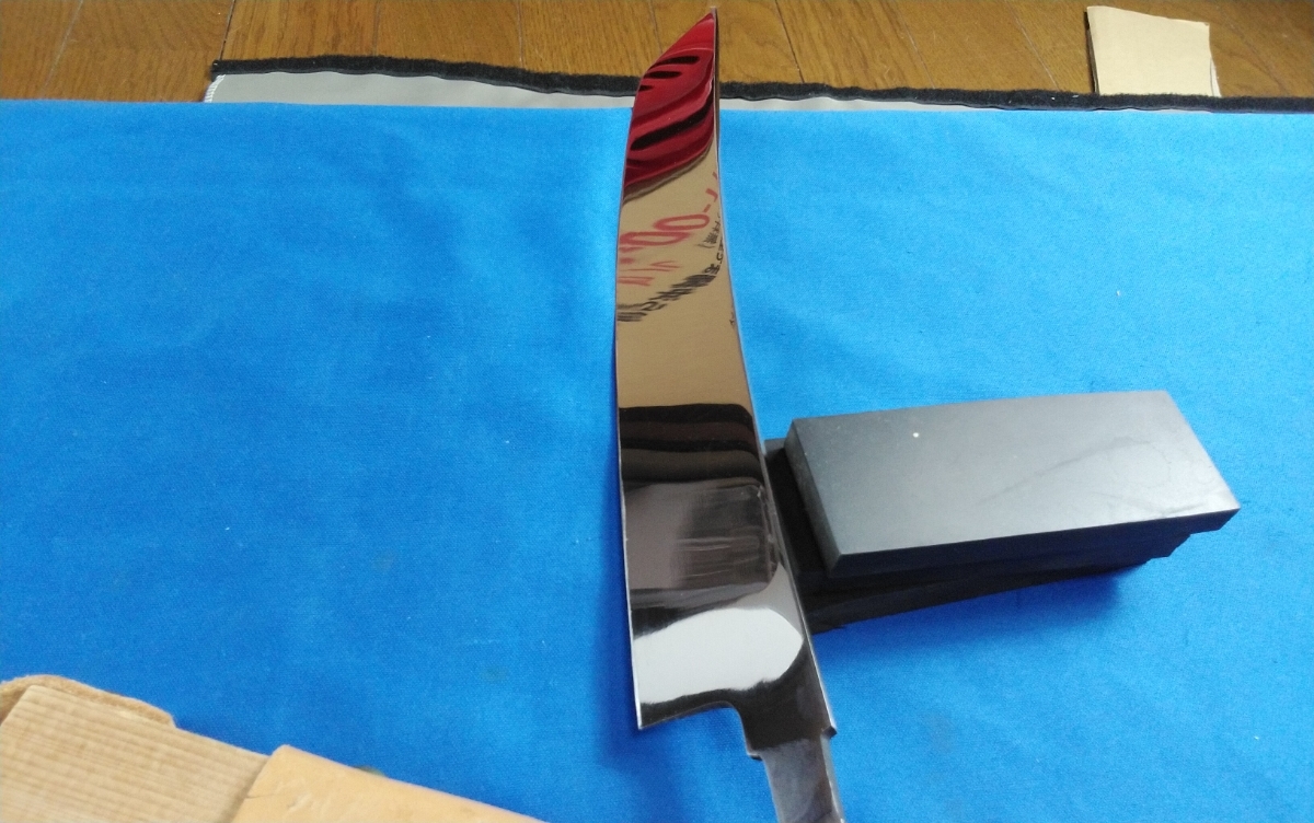 城山刃物製作所(新品) 9寸 剣型柳刃(伝統工芸士) 鬼反 超