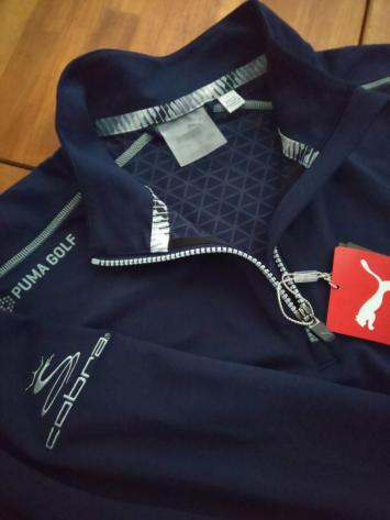 高品質，人気セール USプーマ コブラ Pwrwarm 1/4 ZIP 紺S 特注刺繍入り １円(その他)｜売買されたオークション情報、yahooの商品情報をアーカイブ公開 - オークファン ジャンパー、ジャケット