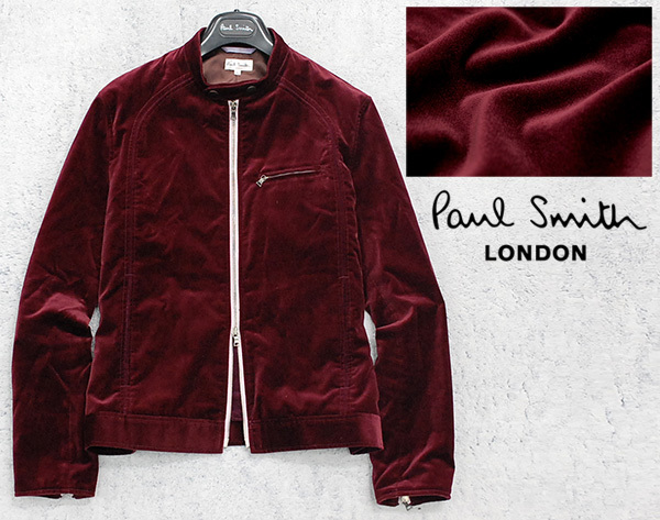定価6万円 ポールスミス ロンドン Paul Smith LONDON 高級ベロア