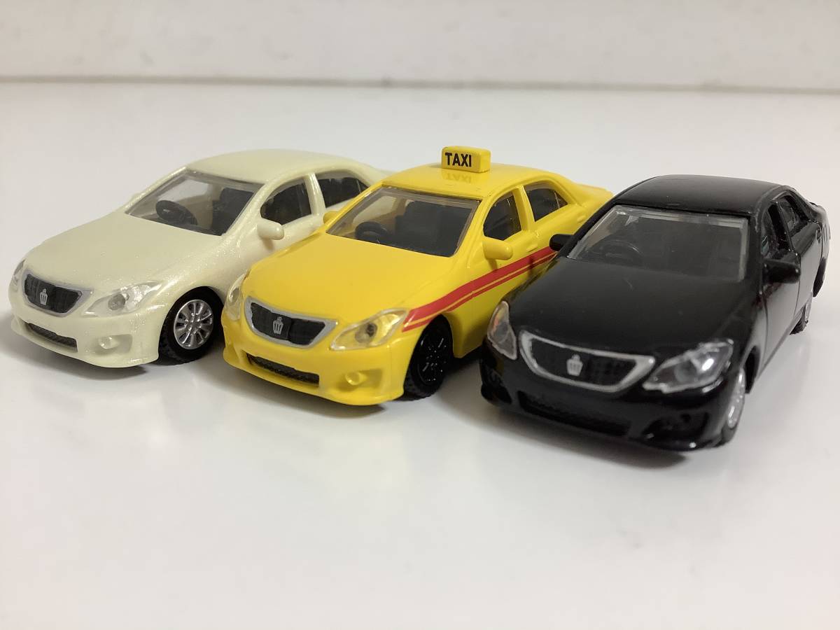  3台 トヨタ クラウン ハイブリッド ロイヤルサルーン タクシー 200 前期型 2008年~2009年式 1/72 約6.4cm エポック ミニカー 送料￥140(エムテック)｜売買されたオークション情報、yahooの商品情報を エムテック