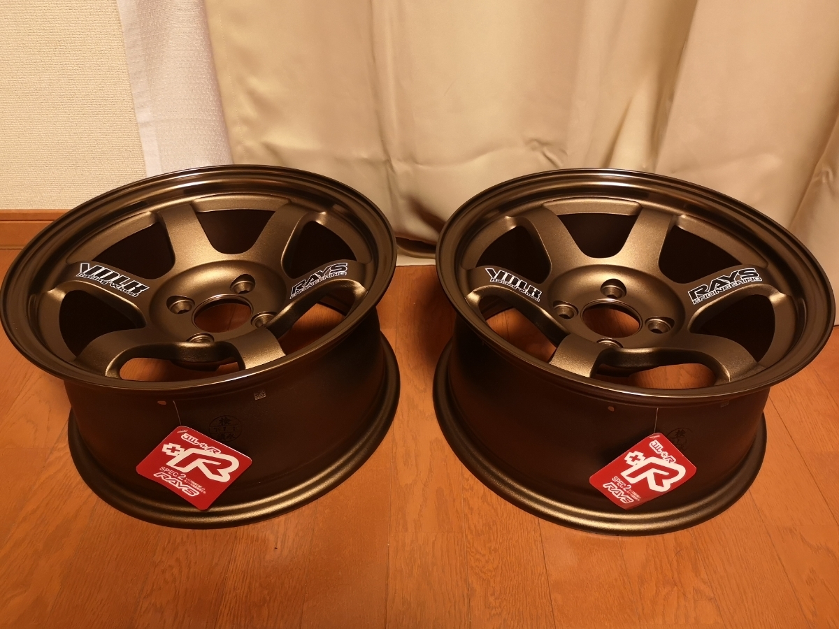 RAYS レイズ ボルクレーシング TE37 7Jオフセット0 14インチ PCD100 
