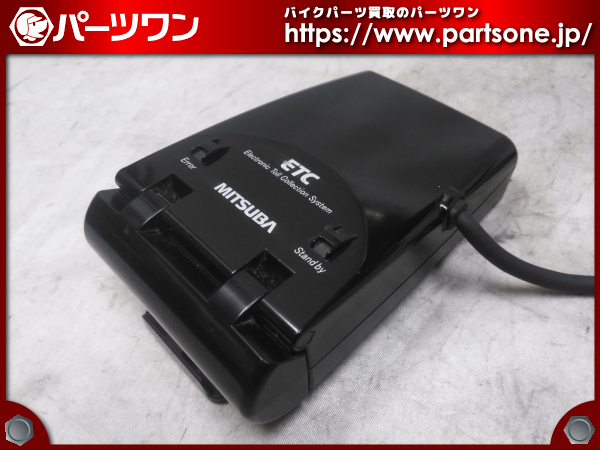○中古品○バイク用アンテナ一体型ETC MSC-BE21○通電⁄カード認識 MSC