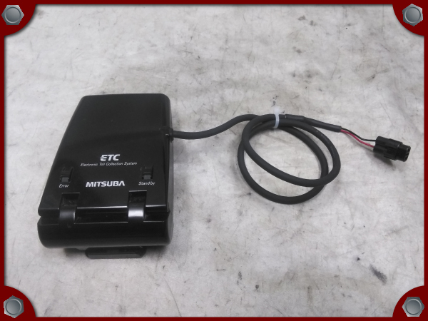 ○中古品○バイク用アンテナ一体型ETC MSC-BE21○通電⁄カード認識 MSC
