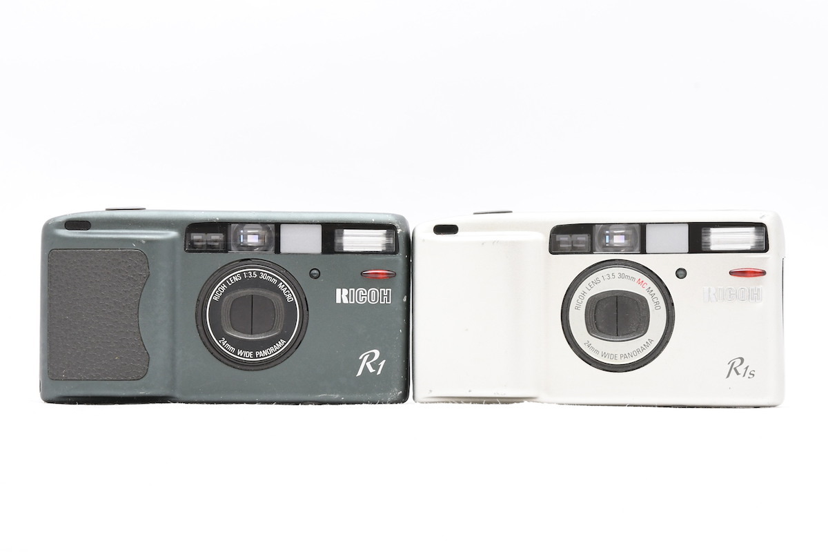 RICOH R1s フィルムカメラ　ジャンク品 ◇ RICOH リコー R1 + R1s コンパクトカメラ 3台セット ジャンク品