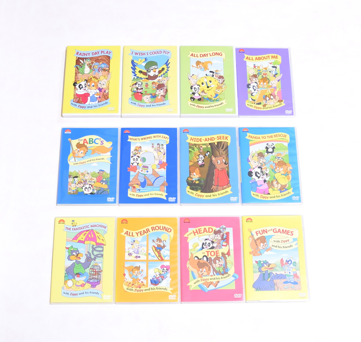 Zippy and his friends （ディズニー英語システム） DWE DVD 4枚 