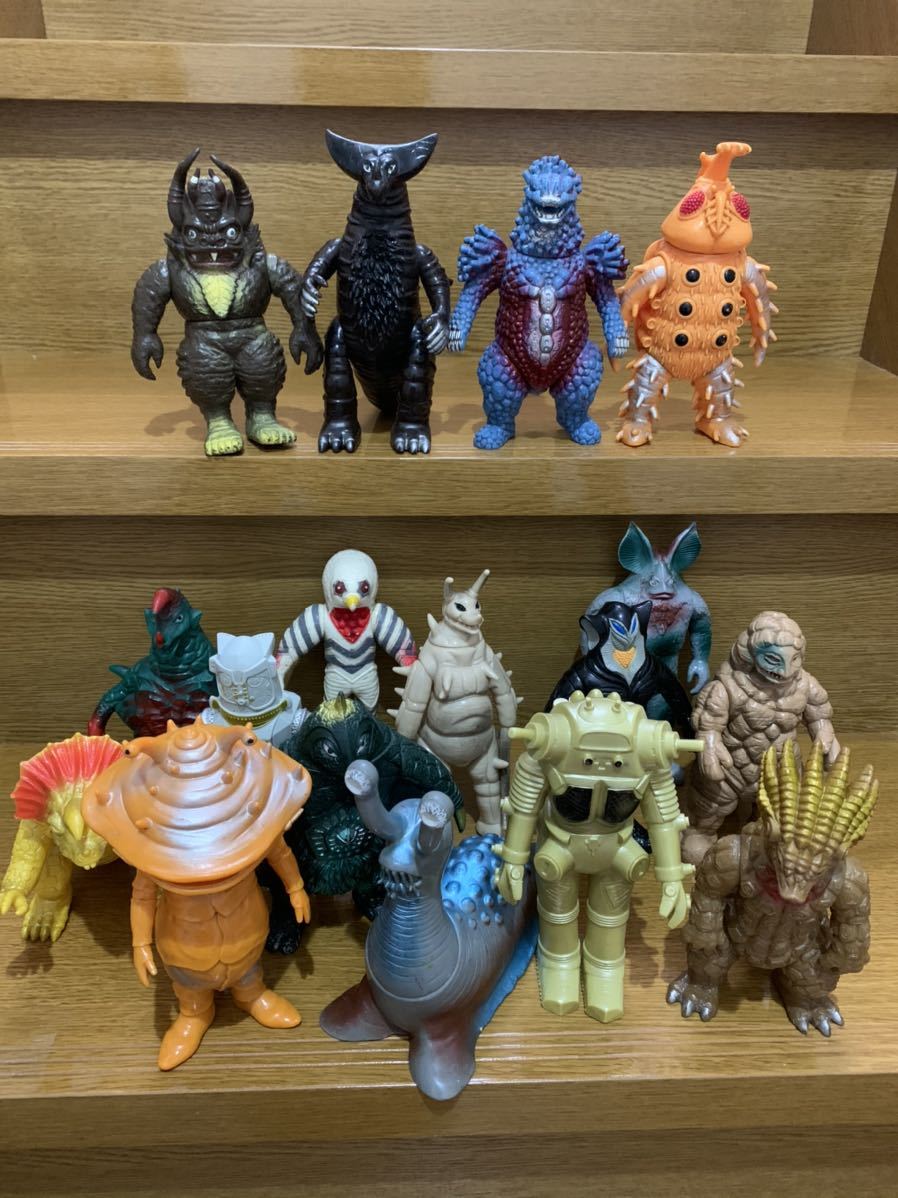 ウルトラ怪獣 ソフビ フィギュア まとめ売り② バンダイ ソフビ 当時物 ウルトラ怪獣シリーズ2 ジェロニモン ウルトラ