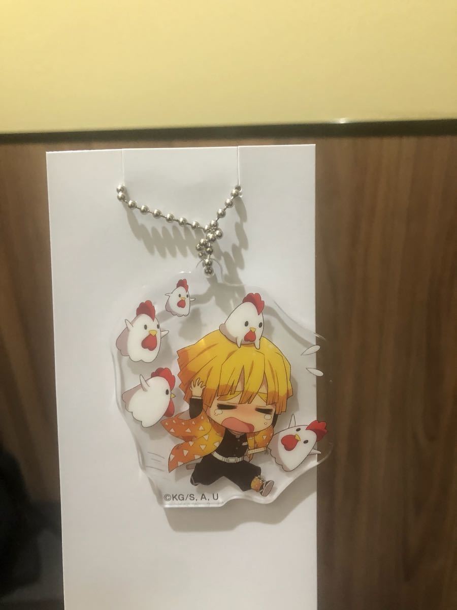 ローソン 鬼滅の刃 アクリルキーホルダー 我妻善逸_1