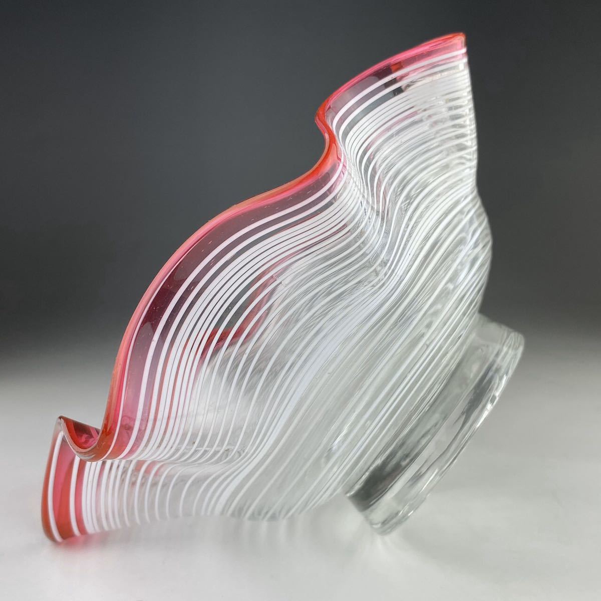 アンティークガラス 赤縁 氷コップ [B31391] アンティークガラス 赤縁 氷コップ [B31391] Yahoo!オークション