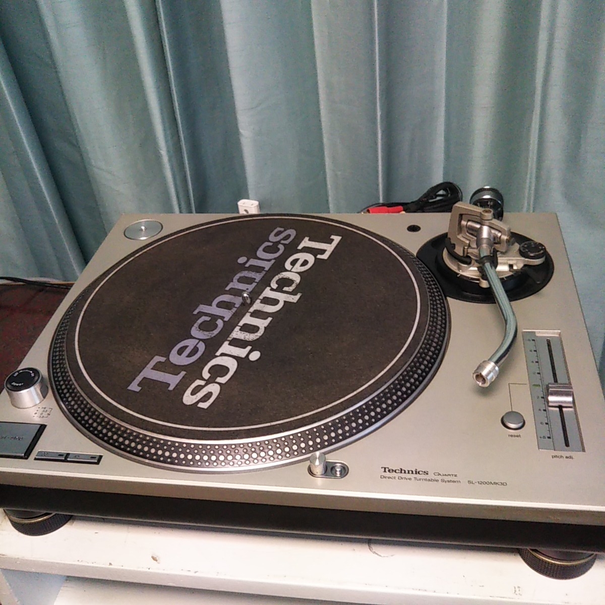 □□Technics テクニクス ターンテーブル SL-1200MK3D/シルバー 使用