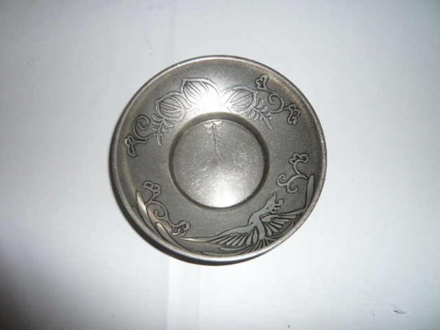 **　錫製　茶托　間村自造　5客　** 煎茶道具 間村自造 錫製 間村自造錫製圓式茶托五客\u2044合箱 日本最大二手網購平台 煎茶