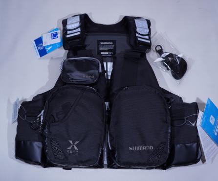 人気，人気セール 50％OFF シマノ VF-272N ブラック Fサイズ XEFO TACKLE FLOAT Jacket basic(ライフジャケット)｜売買されたオークション情報、yahooの商品情報をアーカイブ公開 - オークファン ライフジャケット