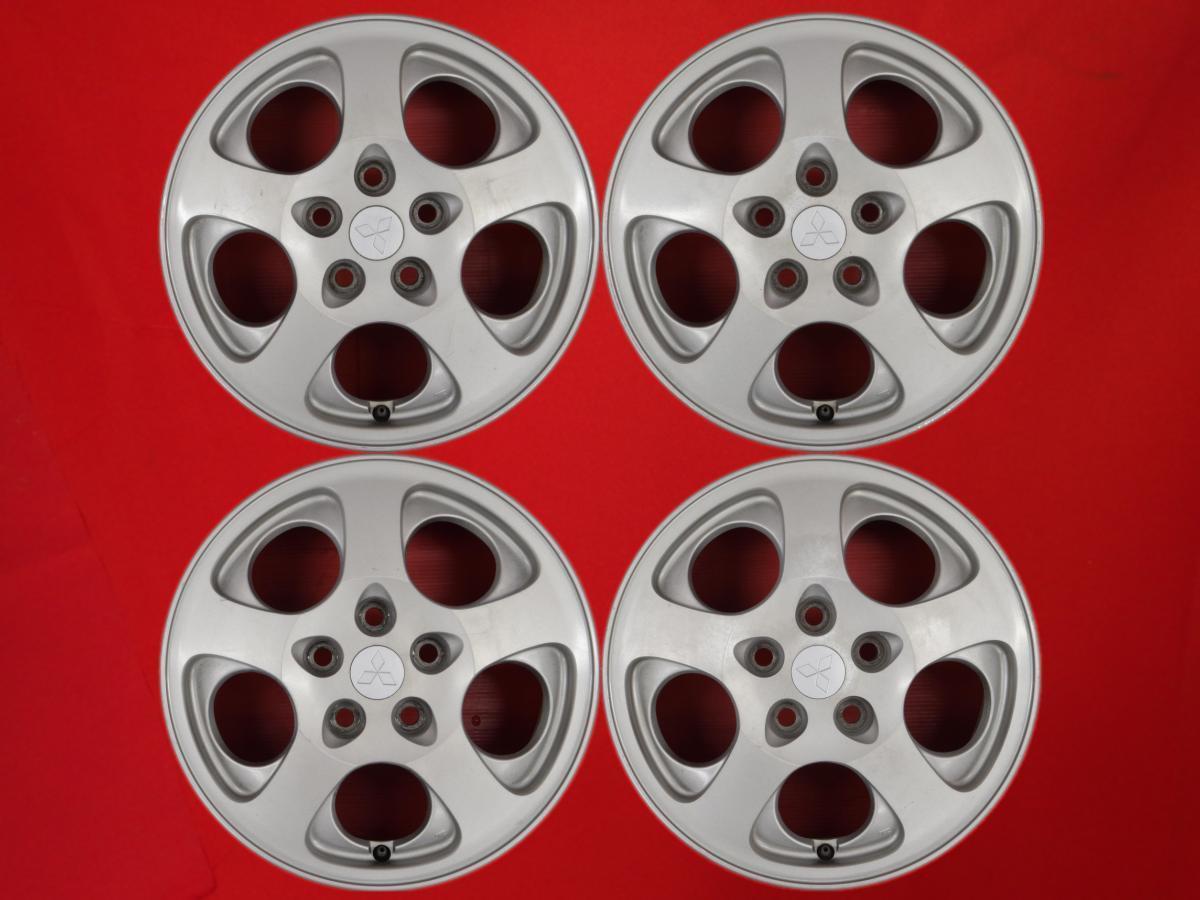 パジェロイオ　純正ホイール　５穴　４本セット 激安】三菱・パジェロイオ純正アルミホイール☆16inch×6.5J +46 PCD114