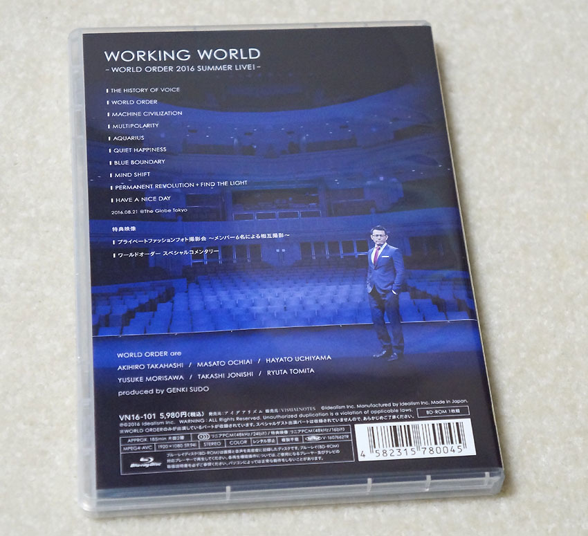 ★WORLD ORDER　/WORKING WORLD 初回限定盤Blu-ray 