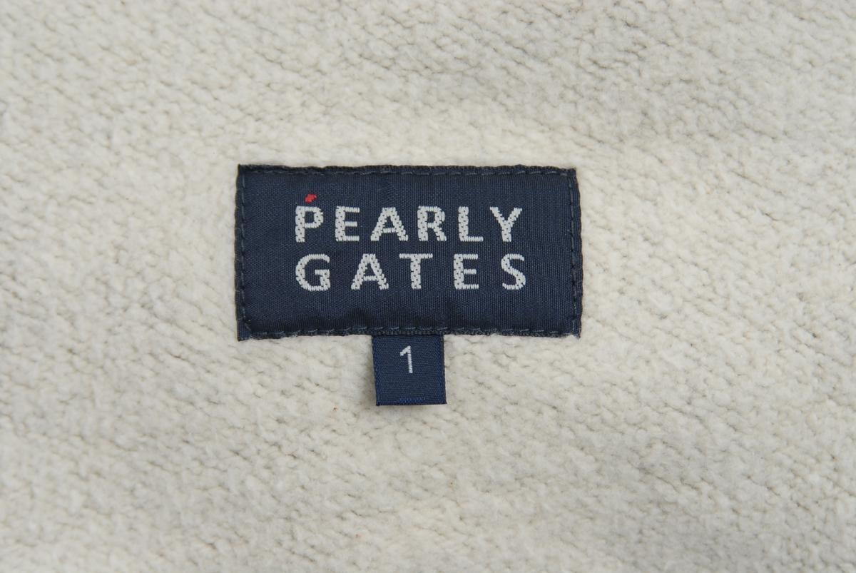 未使用級　パーリーゲイツ セットアップ　パーカー　スカート　チェック　花柄　裏毛 PEARLY スカート Peストレッチドビー中綿スカート ＜ラフ花ロゴ小柄