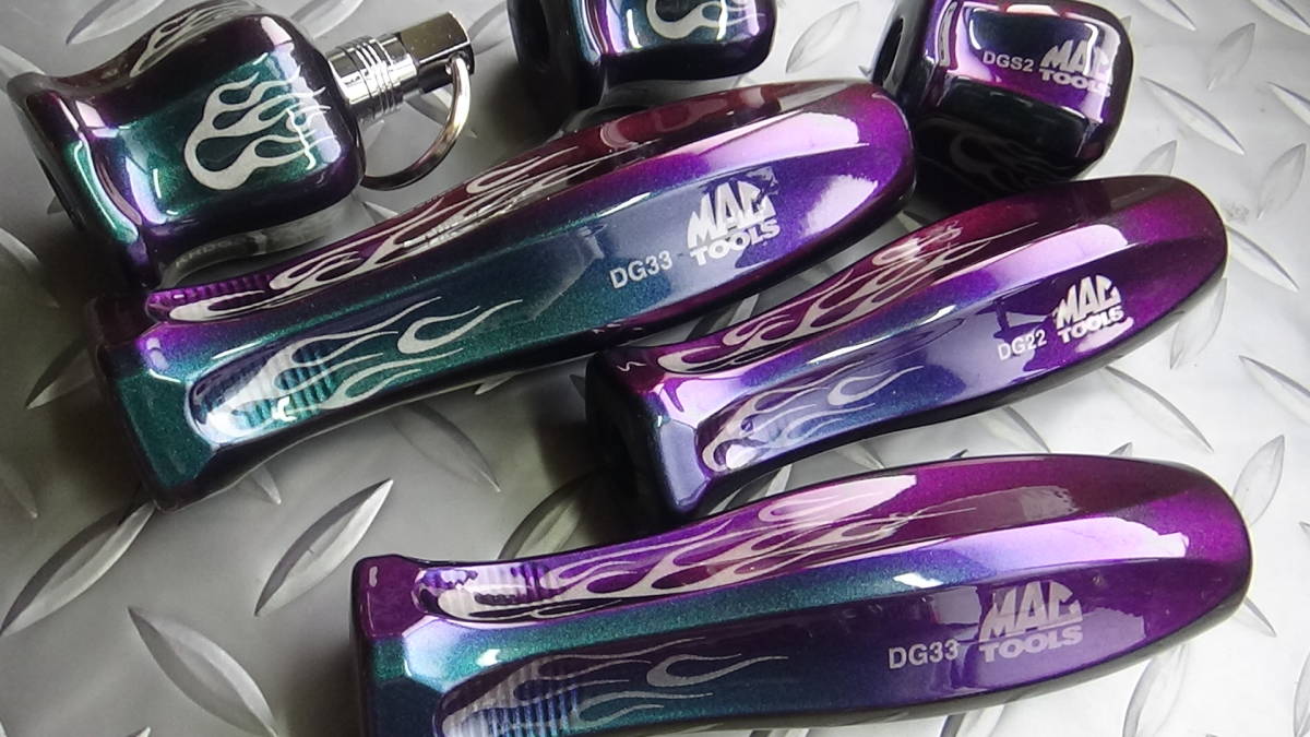 マックツール、2019限定、改造グリップキーホルダー、マジョーラ使用 即決、マックツール、2019限定マジョーラ，オリジナル改造グリップ