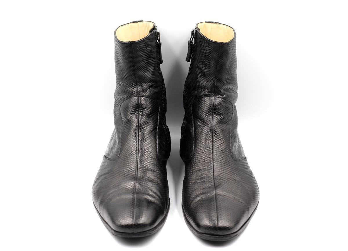 最終値下げ】gucci boots グッチ ブーツ ジップアップブーツ リザード