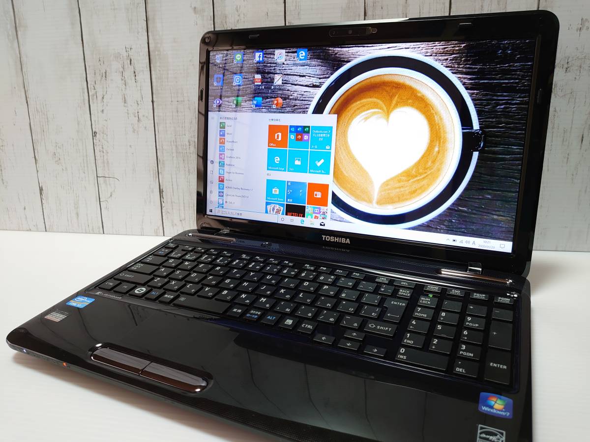 Windowsノート本体 TOSHIBA T451/58EW i7 12 128GB Windowsノート本体