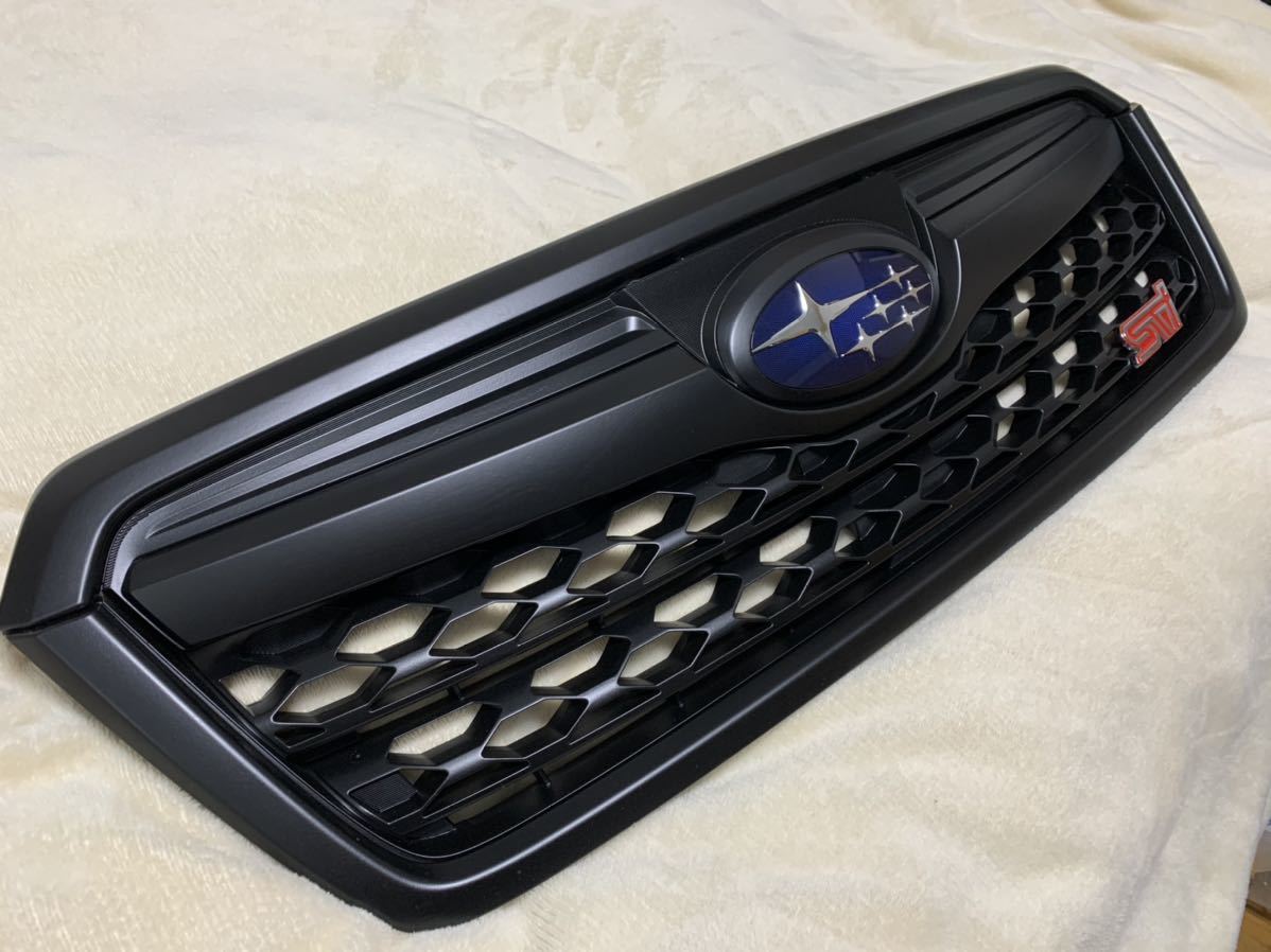フォレスター SJG SJ5 純正 フロントグリル マットブラック X-BREAK 風 STI 4代目 黒 グリル 前期 後期 XT 2.0i ...