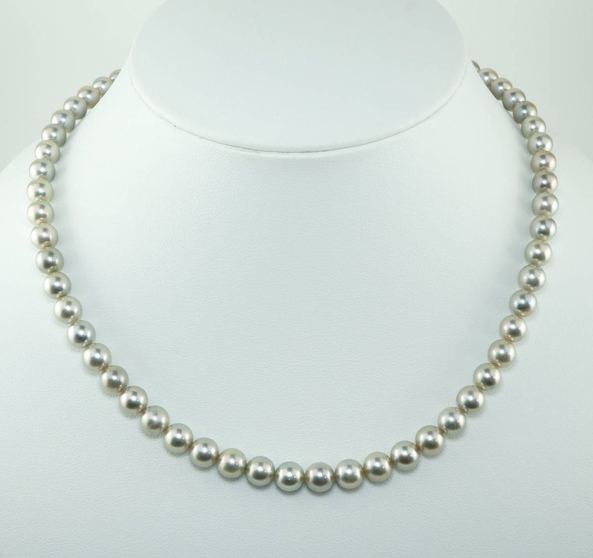 ★天然アコヤパール 希少 コバルト 9.5mm 大珠 最高級 45cm SV ネックレス 宝石 ジュエリー jewelry. ネックレス 9.5mm 大珠 ロング 87cm 新品