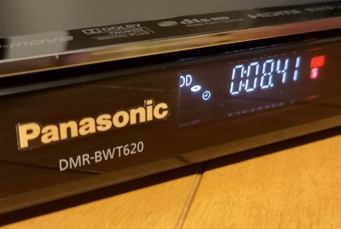 DIGA Panasonic HDD 4TB HDD:1TB⇒4TB換装Panasonic DMR-BZT720