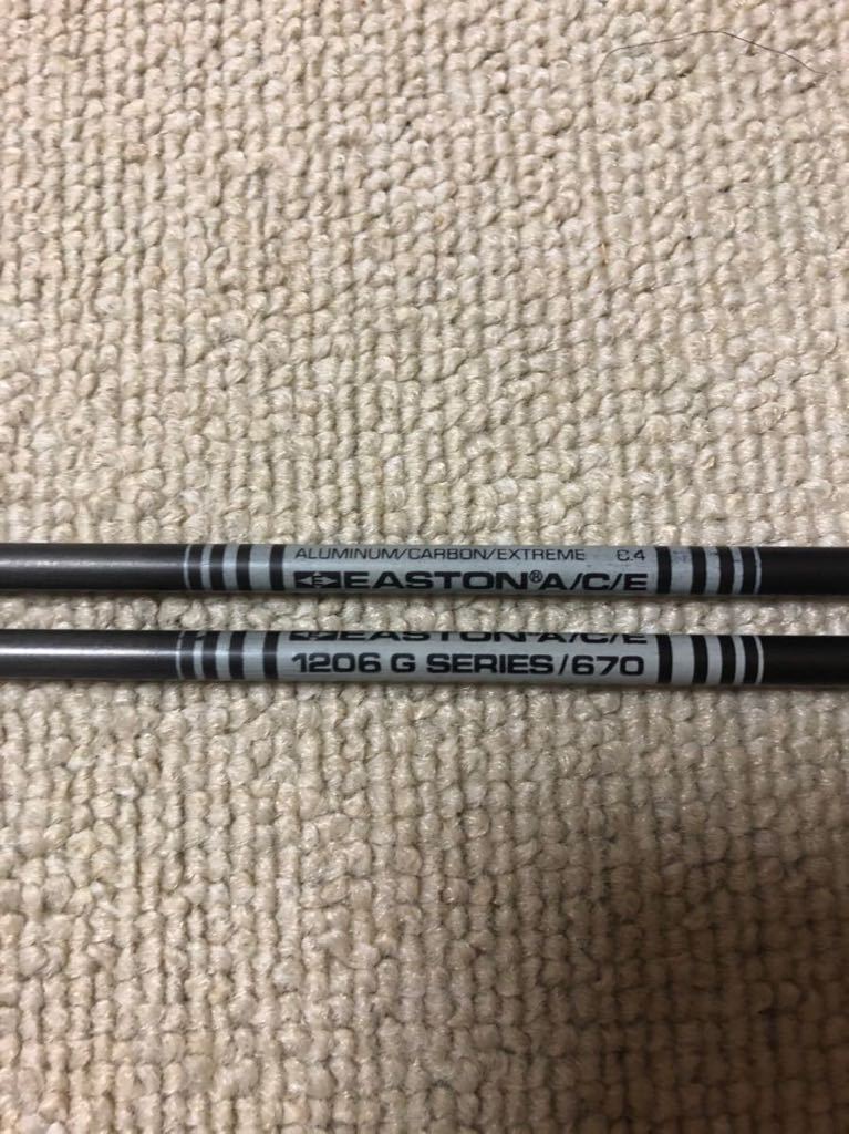 アーチェリー EASTON A&frasl;C&frasl;E 0 シャフト 1 H Easton A C E SERIES カーボン矢 2 ACE 6.0