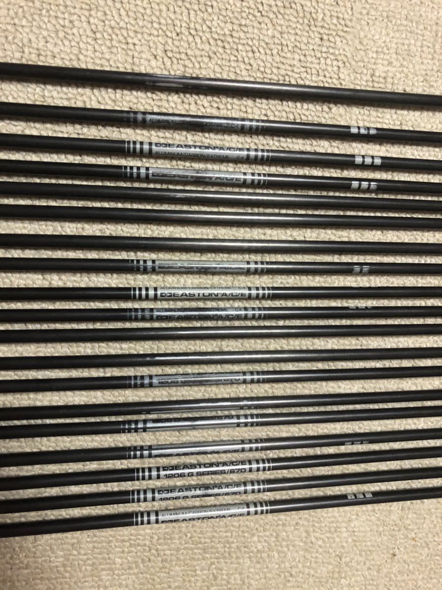 アーチェリー EASTON A&frasl;C&frasl;E 0 シャフト 1 H Easton A C E SERIES カーボン矢 2 ACE 6.0