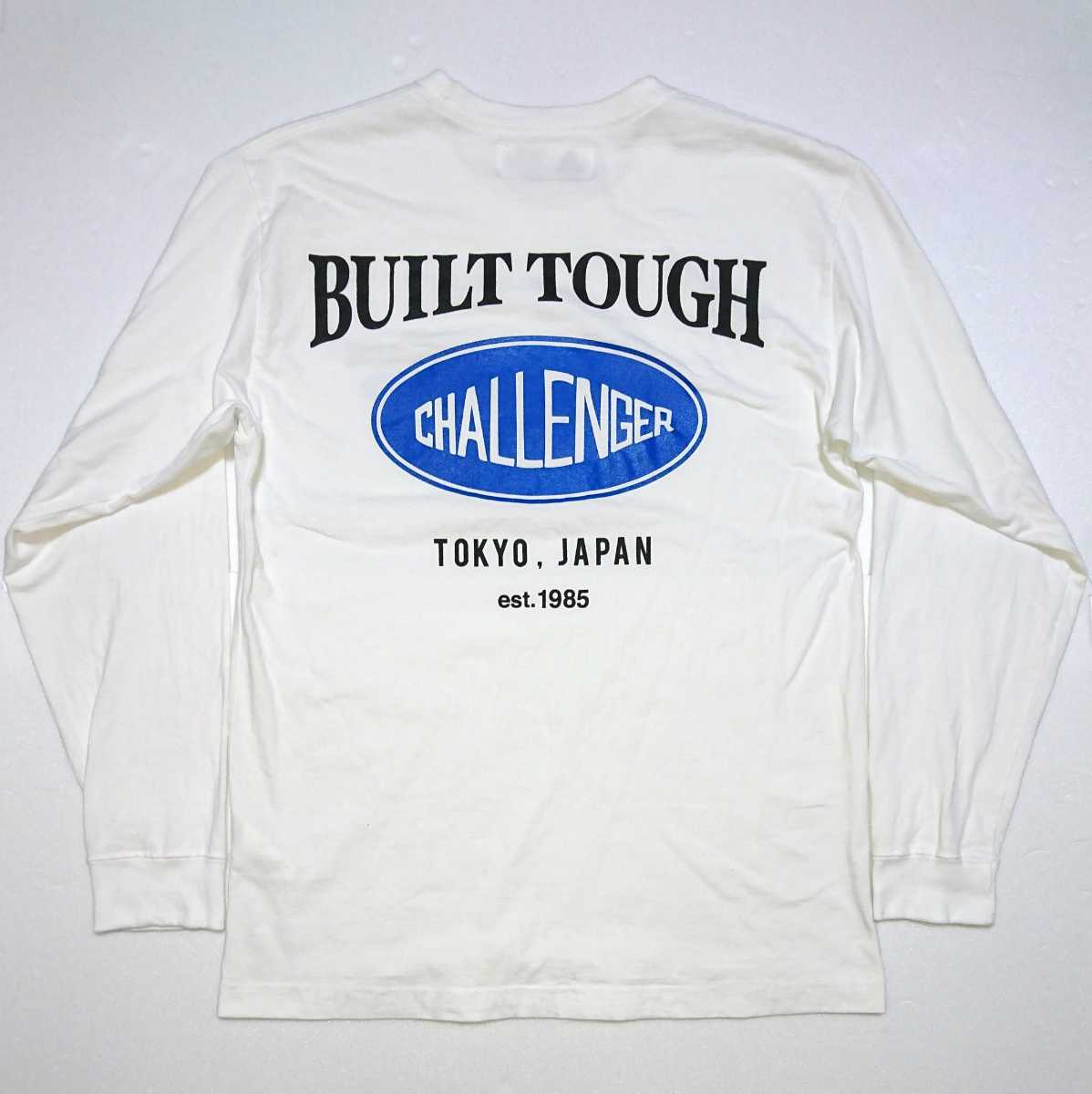 CHALLENGER BRIGADE 長袖カットソー MEDIUM 19SS CHALLENGER L/S OVAL LOGO TEE WHITE MEDIUM チャレンジャー ロゴ