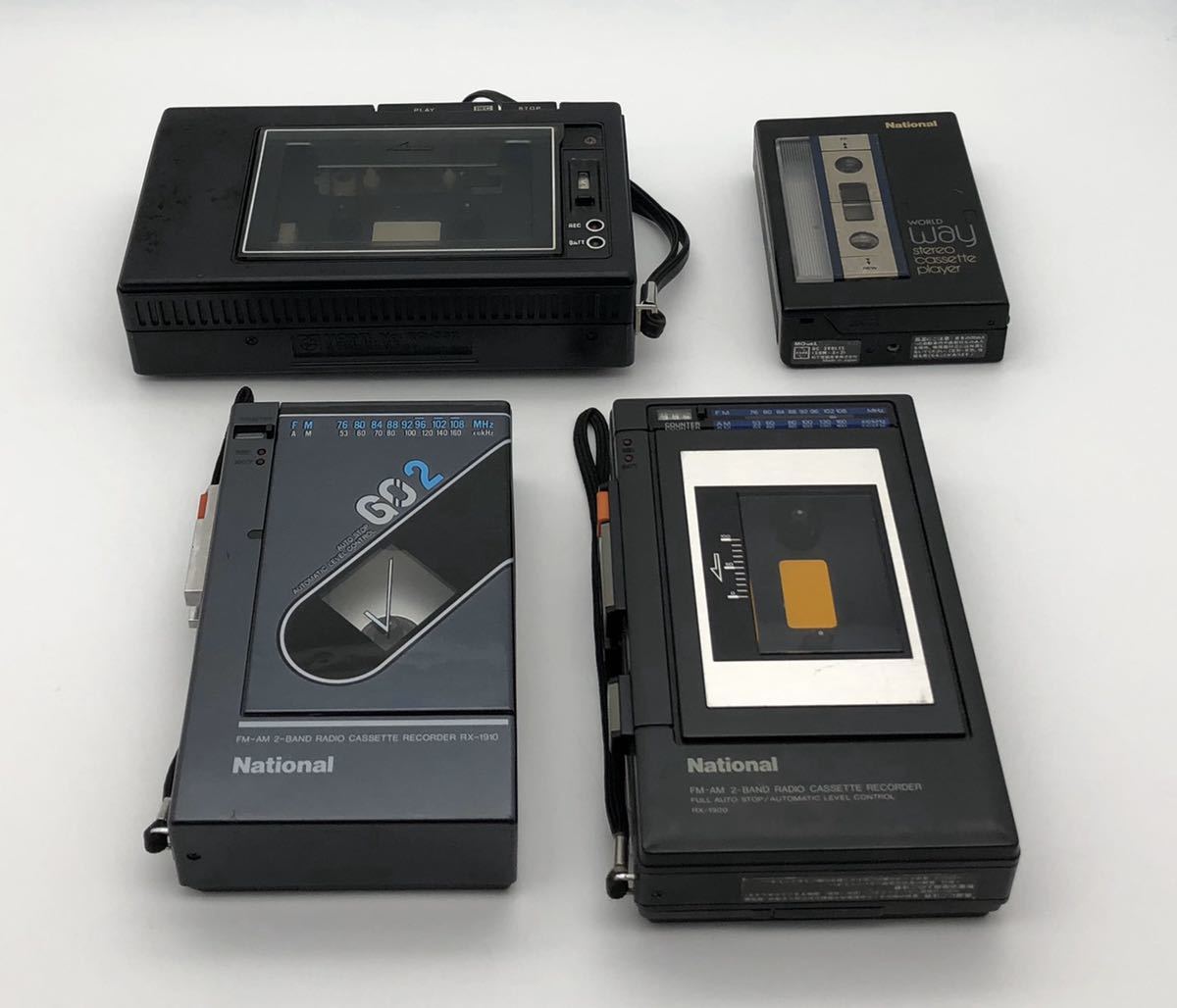 ナショナル National カセットプレーヤー ポータブル National、Sony