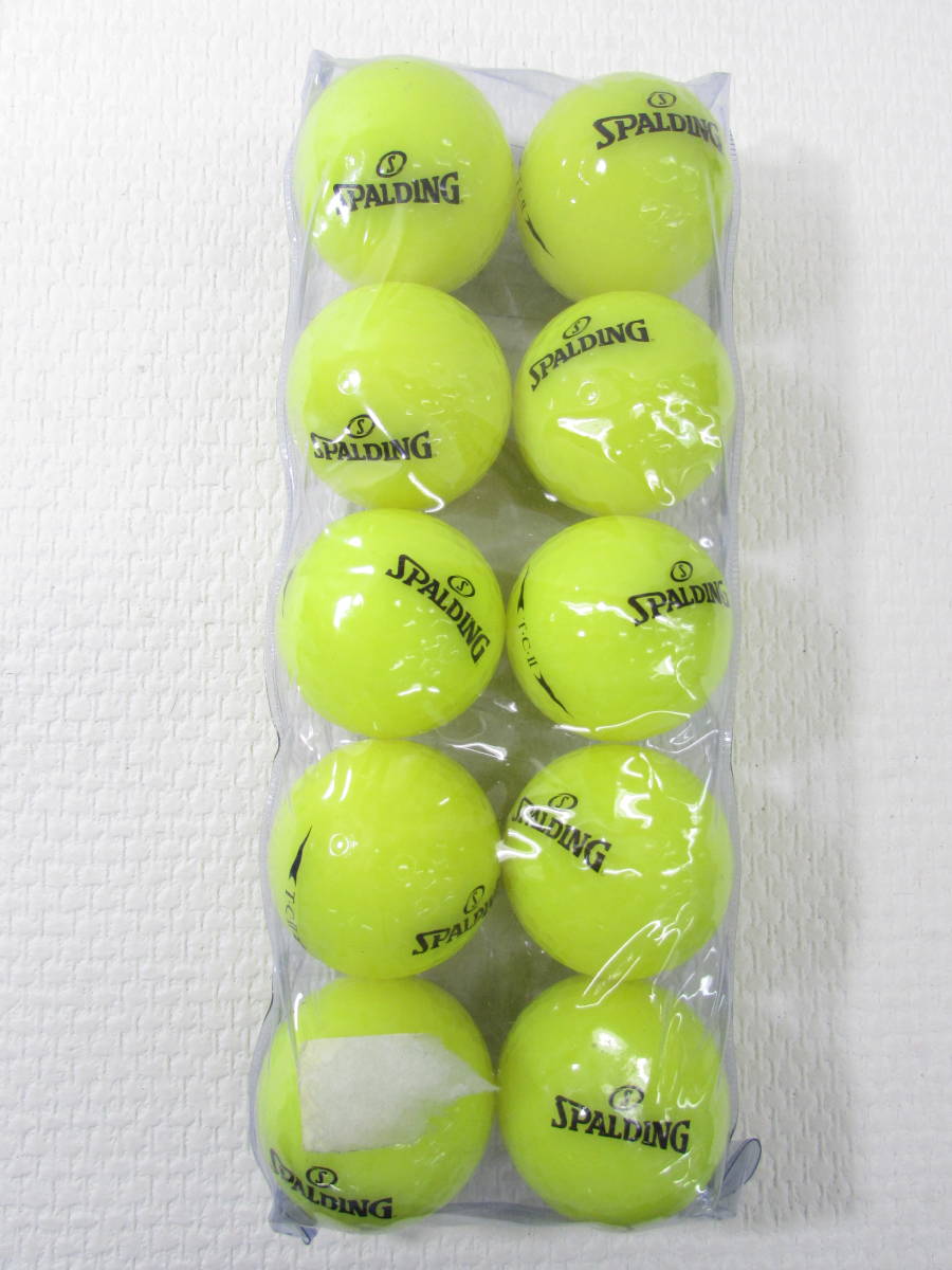 品 Spalding スポルディング ゴルフボール 10個セット イエローカラー ゴルフ用具 新品 売買されたオークション情報 Yahooの商品情報をアーカイブ公開 オークファン Aucfan Com