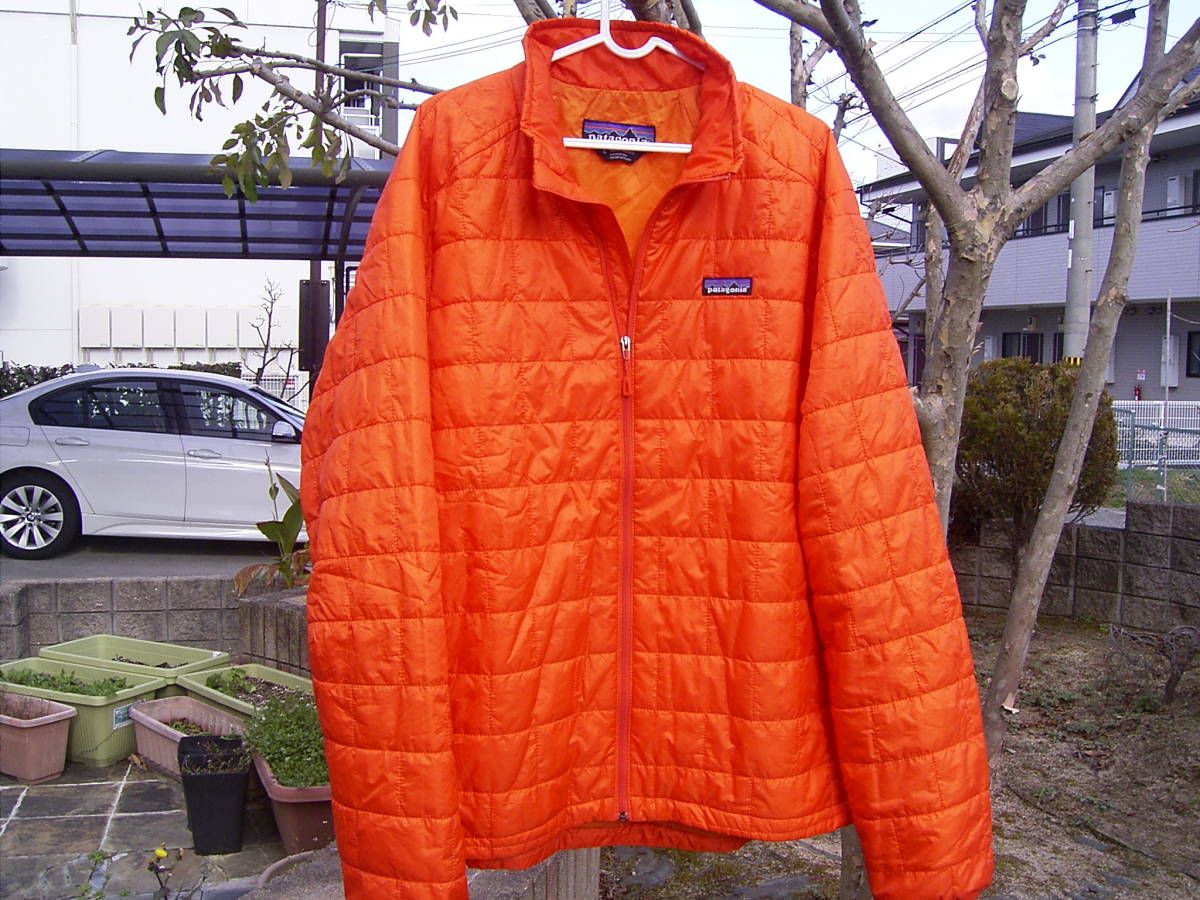 Patagonia パタゴニア メンズ ナノパフ ジャケット サイズL オレンジ 