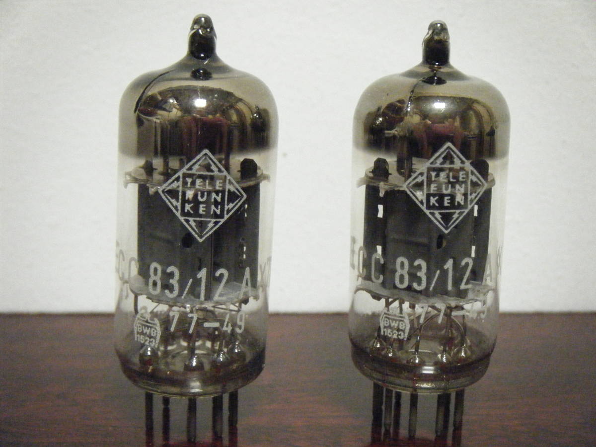 珍品！？【NOS】電圧増幅双3極真空管 Mullard製 TELEFUNKENブランド