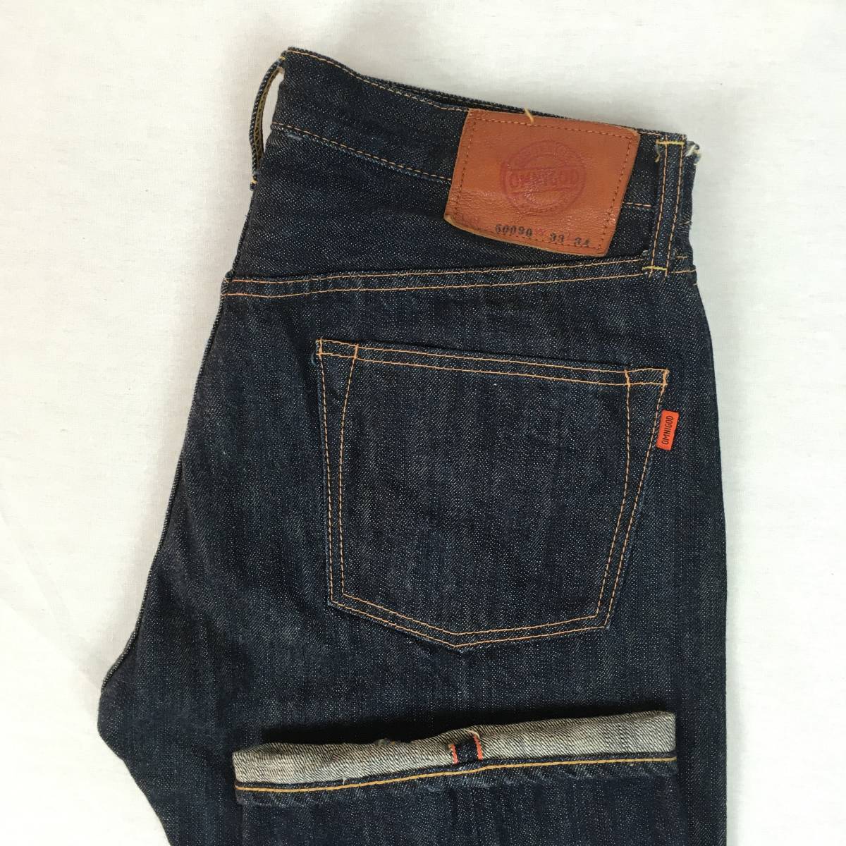 美品】OMNIGOD オムニゴッド 50090 no.50-090A 日本製 ジーンズ W33 