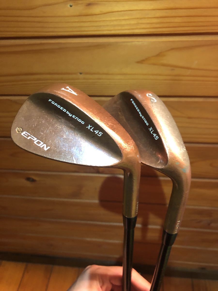 最新作，お得 2本セット epon エポン XL45 ウェッジ 51.5度 57度 A S カッパー仕上げ グース(ウェッジ)｜売買されたオークション情報、yahooの商品情報をアーカイブ公開 - オークファン 男性右きき用