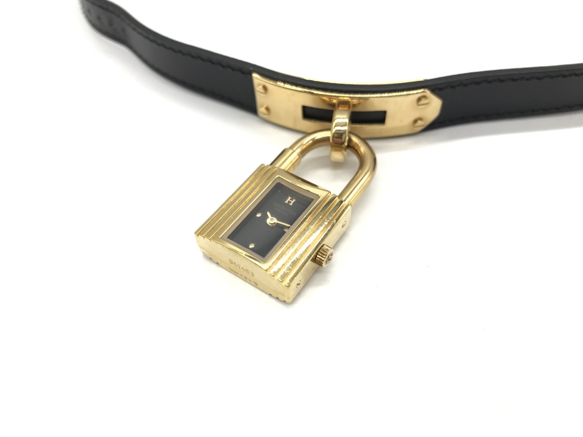 稼働品 HERMES エルメス ケリーウォッチ 時計 替えベルト2セット 