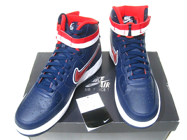 ナイキ エアフォース1 ハイカット 07 Lv8 Sport Nike Air Force1 High 紺 白 赤 トリコロール Av3938 400 26 5cm 26 5cm 売買されたオークション情報 Yahooの商品情報をアーカイブ公開 オークファン Aucfan Com
