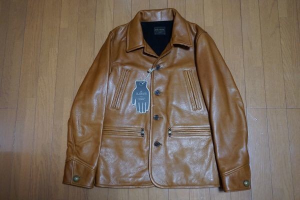 新品 BY GLADHAND レザーカーコート(CA/L) バイグラッドハンド