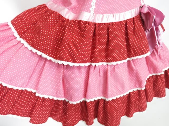 Angelic Pretty ドット配色ローウエストジャンパースカート