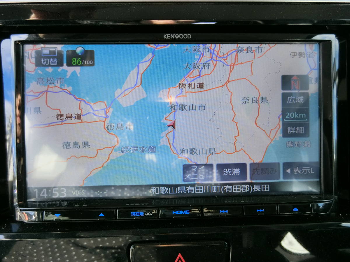 ケンウッド 彩速ナビ 地デジ MDV-D504BT ドライブレコーダー(DRV-230