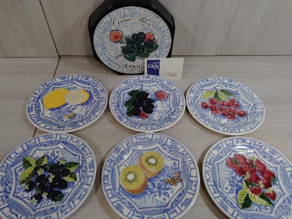 GIEN ジアン 絵皿 6枚セット