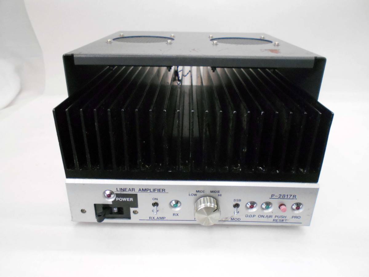 カルメン リニアアンプ P-2817R CB無線 LINEAR AMPLIFIER 通電確認済み