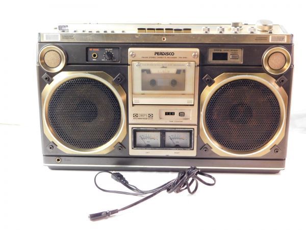 98☆HITACHI PERDiSCO☆TRK-8180☆ラジカセ☆FM/AMステレオカセット