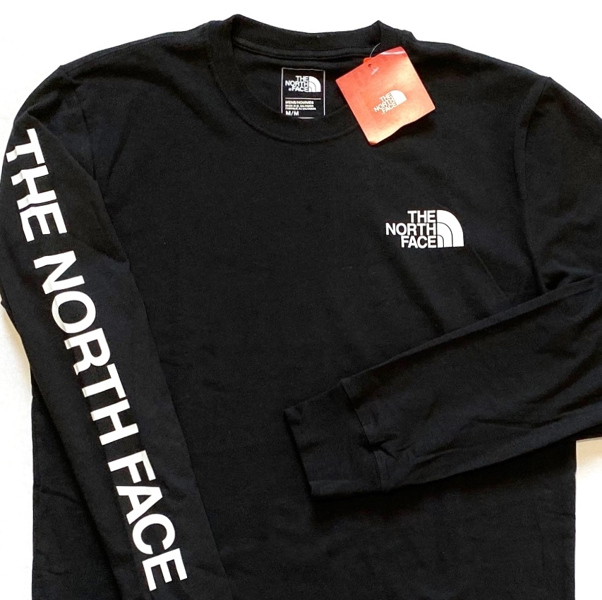 【100%新品，得価】 ノースフェイス スペシャルロゴプリント 長袖Tシャツ 黒 XL THE NORTH FACE USA直営店購入(長袖Tシャツ)｜売買されたオークション情報、yahooの商品情報をアーカイブ公開 - オークファン 男性用