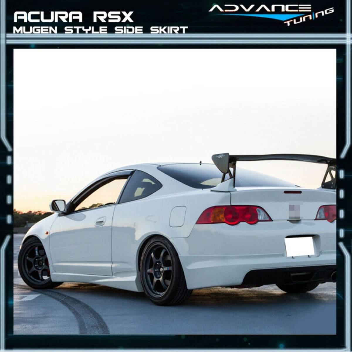 アキュラ RSX ムゲン リア バンパー リップ スポイラー 2005-2006 RSX | Acura Splitter Spoiler リアブーツ
