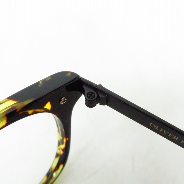 OLIVER PEOPLES/オリバーピープルズ デミ柄 フルリム メガネフレーム