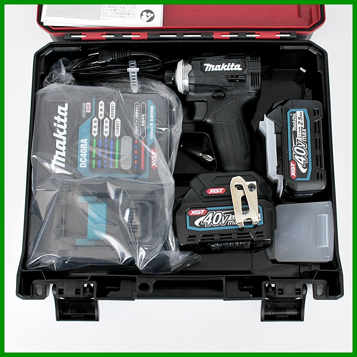【本物保証，限定SALE】 マキタ 40Vmax 2.5Ah 充電式インパクトドライバ TD001GRDXB 黒 zd944(本体)｜売買されたオークション情報、yahooの商品情報をアーカイブ公開 - オークファン インパクトドライバ