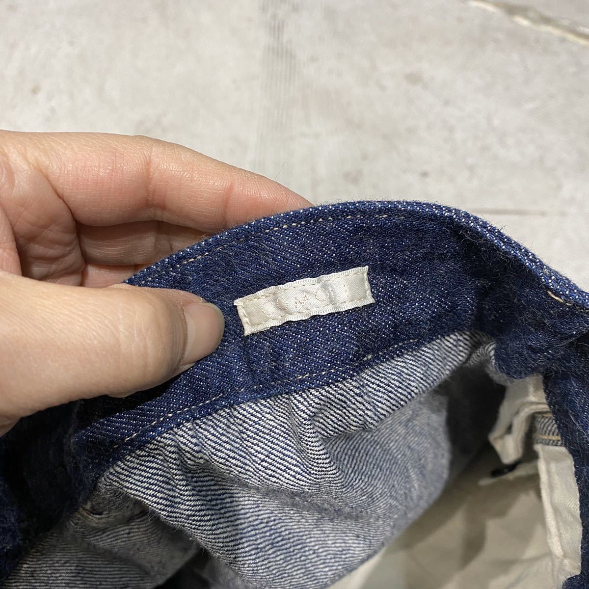 20ss 名作 COMOLI コモリ BELTED DENIM PANTS デニム ベルテッド 