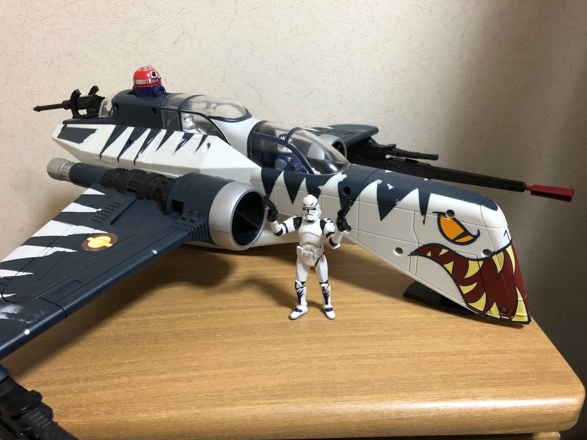 STAR WARS ARC-170 FIGHTER CLONE WARS DECO ＆ ELITE SQUAD スター