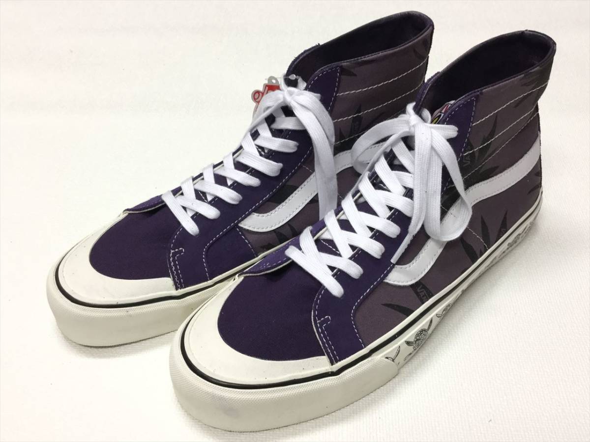 VANS レア!! SK-8 Hi 紫 スエード キャンバス ヘンプ スカルパイレーツ 